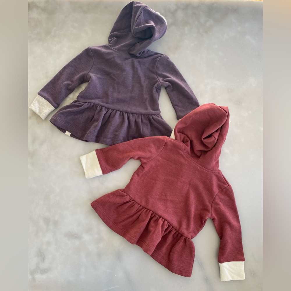 New! Little Road long sleeve button peplum 12-18 month girl - Picture 2 of 5